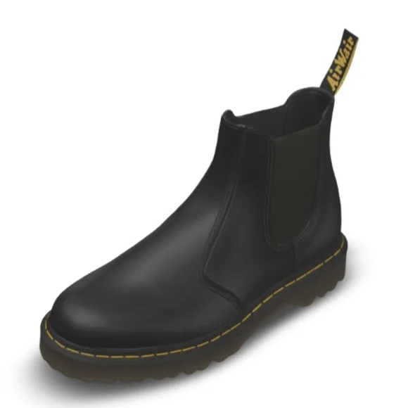 Dr. Martens Black Canvas Men\'s Boots Sz 9.  NWOB DR. MARTENS Unisex: Combs Black Canvas Boots R21814001 - Shiekh main image 4